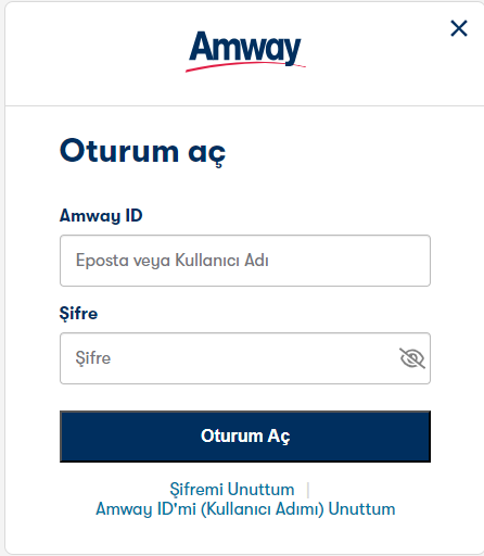 Amway Üye Girişi