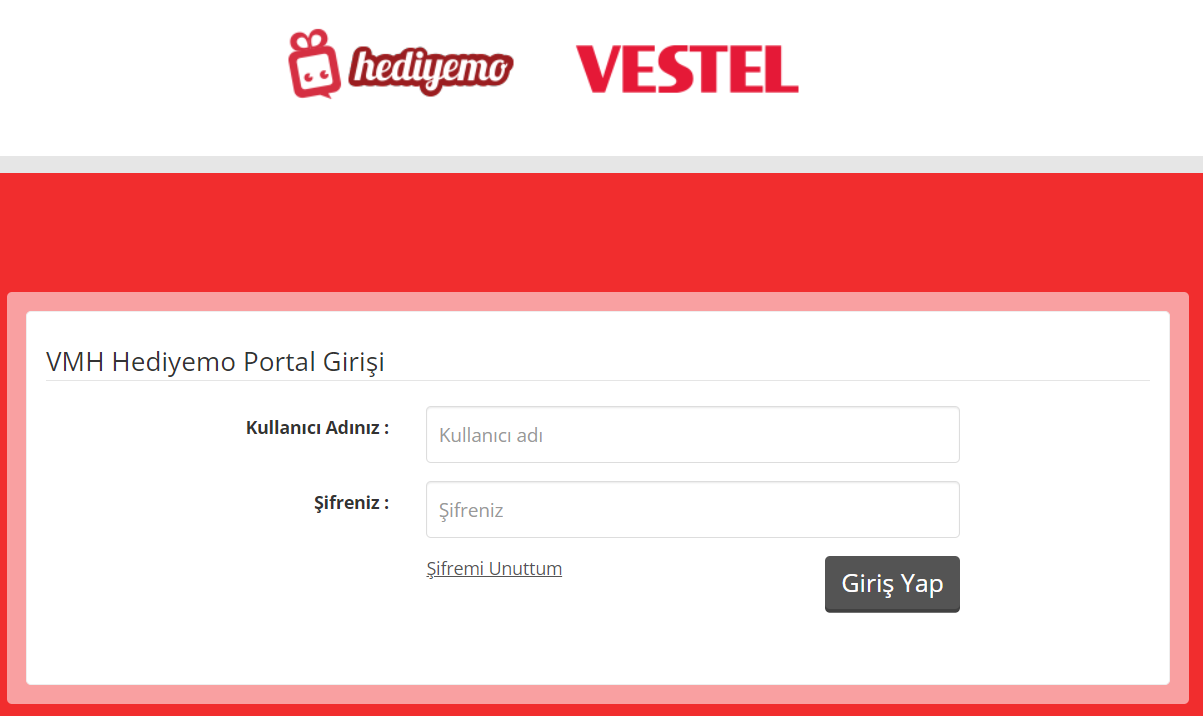 Vestel Hediyemo Giriş