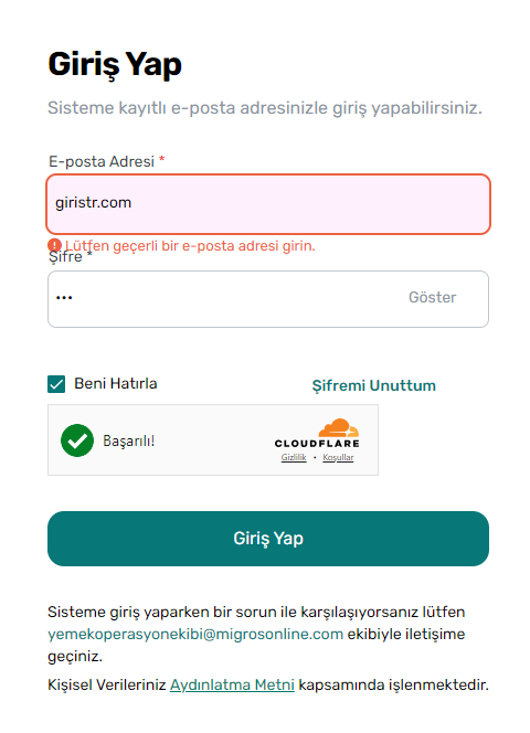 Migros Yemek Restoran Girişi